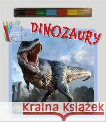 Książeczki z puzzlami Dinozauru Opracowanie zbiorowe 9788367058360 MD Creative - książka