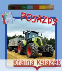 Książeczki z puzzlami Pojazdy Opracowanie zbiorowe 9788367058353 MD Creative - książka