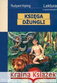 Księga dżungli z oprac. GREG Kipling Rudyard 9788373272385 Greg - książka