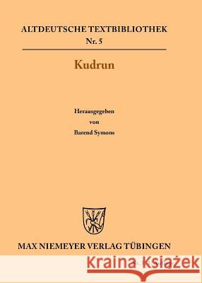 Kudrun Barend Symons 9783110482720 de Gruyter - książka