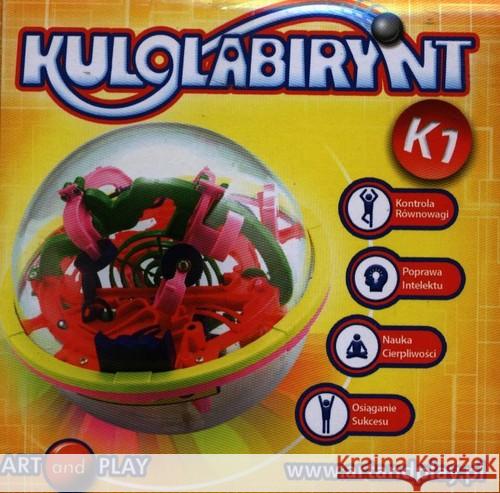 Kulolabirynt K-1 żółty  5901549031300 Art And Play - książka