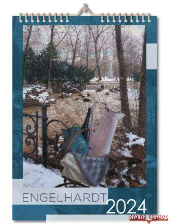 Kunstkalender 2024 Engelhardt Engelhardt, Michael 9783887780937 Spurbuchverlag - książka