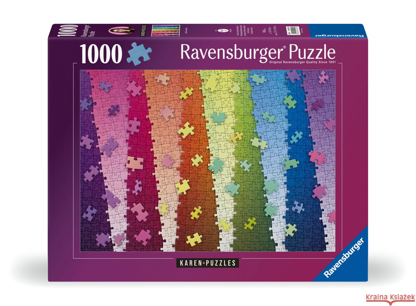 Kunterbunte Puzzleteile  4005555010272 Ravensburger Verlag - książka