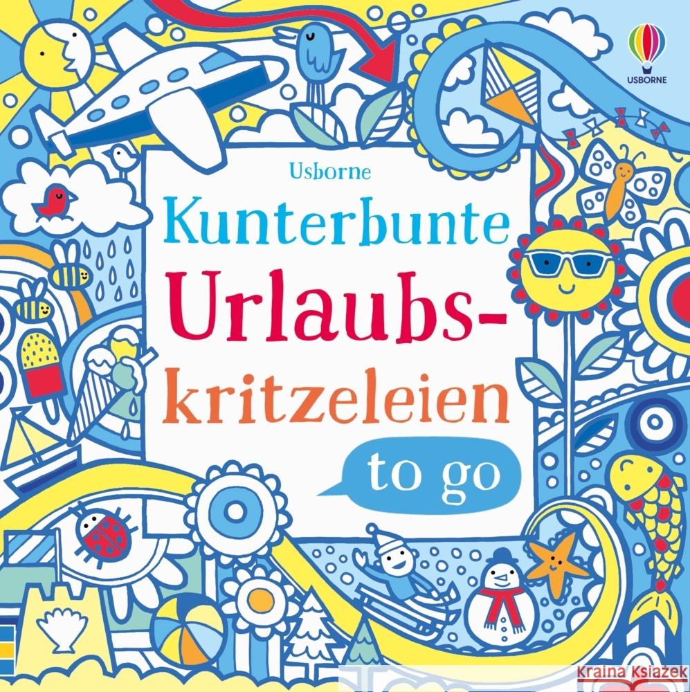 Kunterbunte Urlaubskritzeleien to go  9781035701278 Usborne Verlag - książka