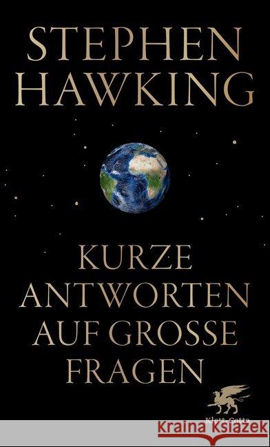 Kurze Antworten auf große Fragen Hawking, Stephen W. 9783608963762 Klett-Cotta - książka