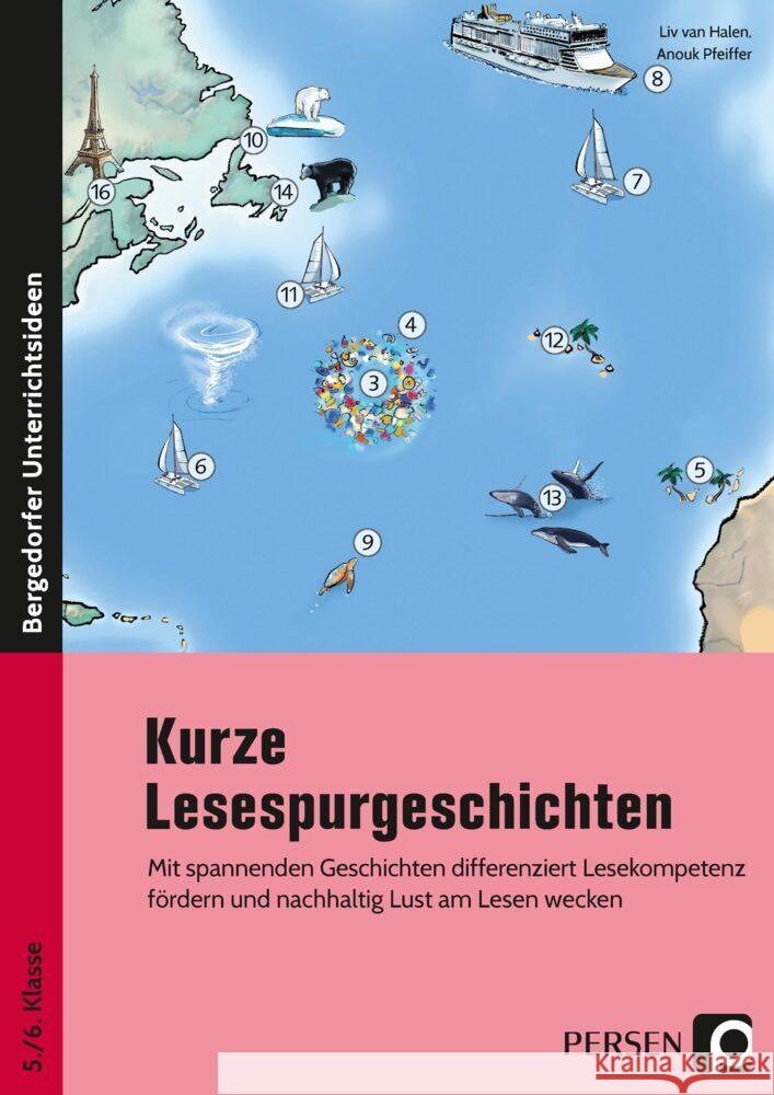 Kurze Lesespurgeschichten 5./6. Klasse - Deutsch Halen, Liv van, Pfeiffer, Anouk 9783403208143 Persen Verlag in der AAP Lehrerwelt - książka