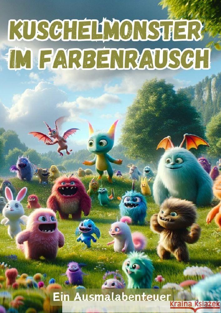 Kuschelmonster im Farbenrausch: Ein Ausmalabenteuer Maxi Pinselzauber 9783384123541 Tredition Gmbh - książka