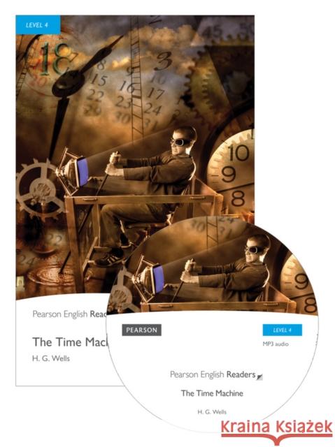L4:Time Machine Book & MP3 Pack H. Wells 9781408294475 Pearson Education Limited - książka