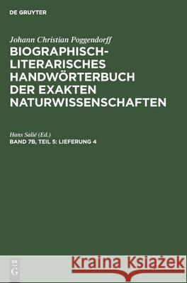 L - M, Lieferung 4 Salié, Hans 9783112588611 de Gruyter - książka