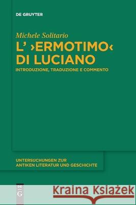 L' >Ermotimo Solitario, Michele 9783110991987 De Gruyter (JL) - książka