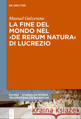 La fine del mondo nel >De rerum natura Galzerano, Manuel 9783110659627 de Gruyter - książka