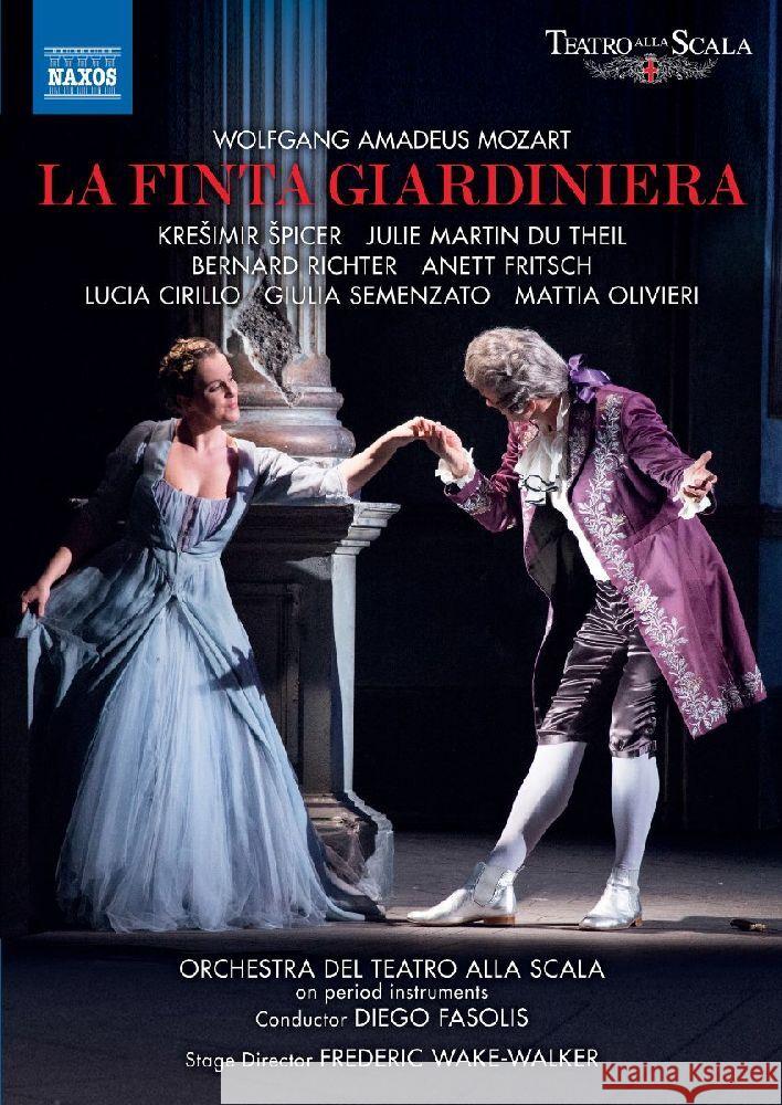 La finta giardiniera, 2 DVD Mozart, Wolfgang Amadeus 0747313568956 Naxos Audiovisual - książka