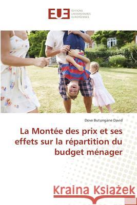 La Montée Des Prix Et Ses Effets Sur La Répartition Du Budget Ménager David-D 9783841679468 Omniscriptum - książka