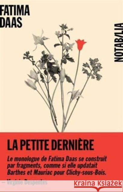 La Petite dernière Daas, Fatima 9782882506504 Noir sur Blanc, W. - książka