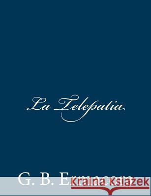 La Telepatia G. B. Ermacora 9781480291379 Createspace - książka