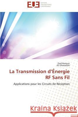 La Transmission D Énergie RF Sans Fil Collectif 9783841785411 Editions Universitaires Europeennes - książka