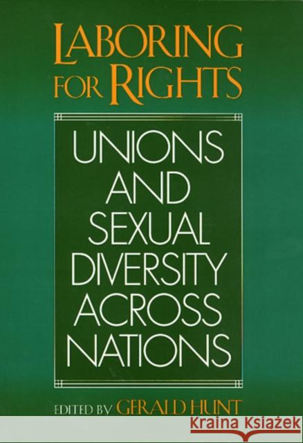 Laboring for Rights Hunt, Gerald 9781566397186 Temple University Press - książka