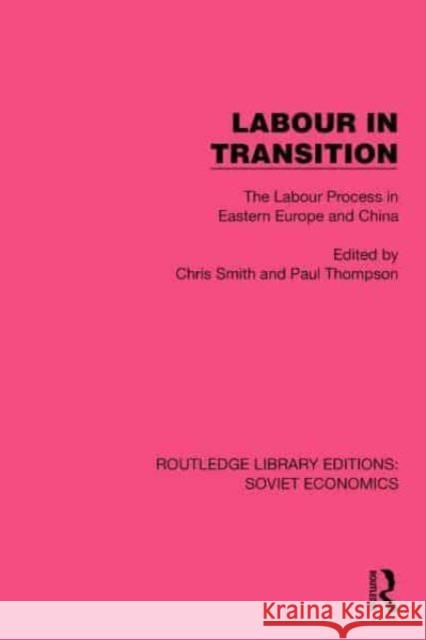 Labour in Transition  9781032493749 Taylor & Francis Ltd - książka