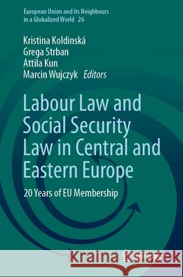 Labour Law and Social Security Law in Central and Eastern Europe: 20 Years of EU Membership Kristina Koldinsk? Grega Strban Attila Kun 9783032044952 Springer - książka
