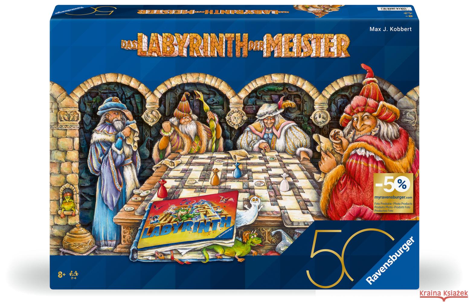 Labyrinth der Meister Kobbert, Max J. 4005556224746 Ravensburger Verlag - książka