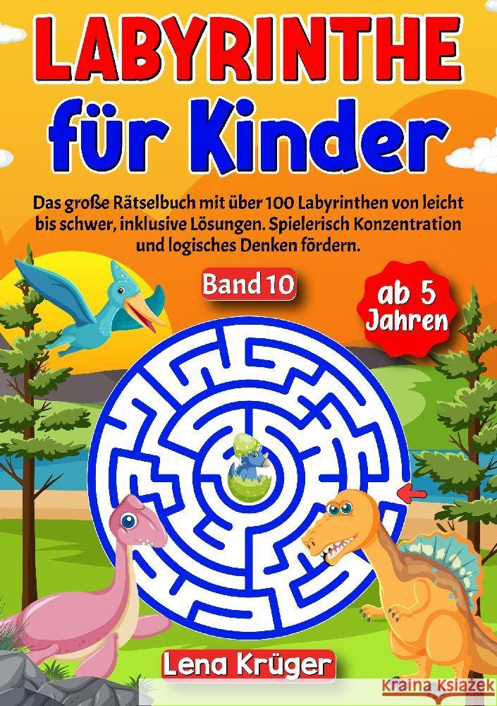 Labyrinthe für Kinder ab 5 Jahren - Band 10 Krüger, Lena 9783384158215 Nova Mente Verlag - książka