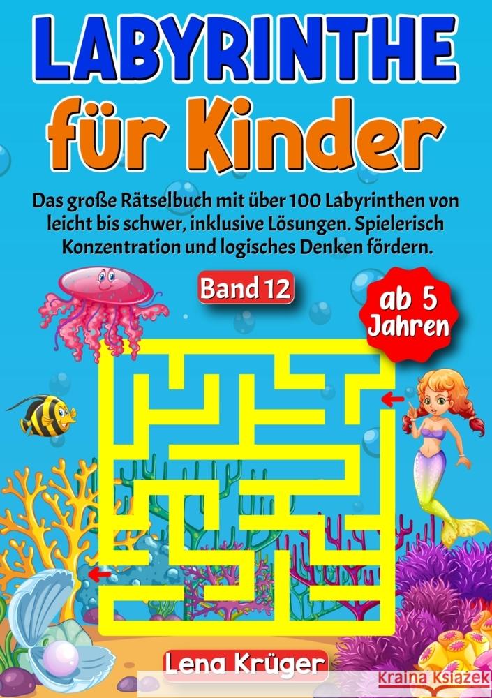 Labyrinthe für Kinder ab 5 Jahren - Band 12 Krüger, Lena 9783384170866 Nova Mente Verlag - książka
