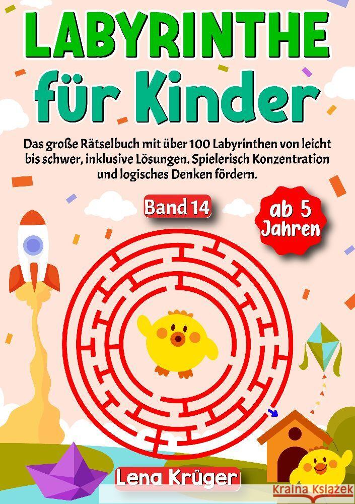 Labyrinthe für Kinder ab 5 Jahren - Band 14 Krüger, Lena 9783384170880 Nova Mente Verlag - książka