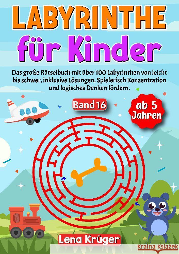 Labyrinthe für Kinder ab 5 Jahren - Band 16 Krüger, Lena 9783384170941 Nova Mente Verlag - książka