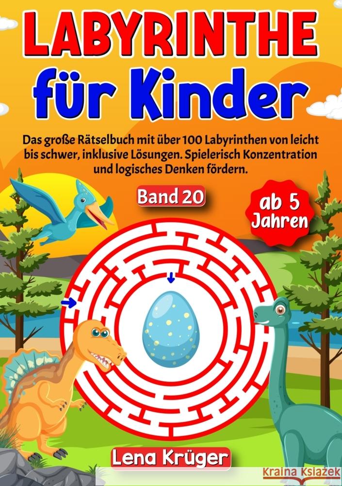 Labyrinthe für Kinder ab 5 Jahren - Band 20 Krüger, Lena 9783384170989 Nova Mente Verlag - książka