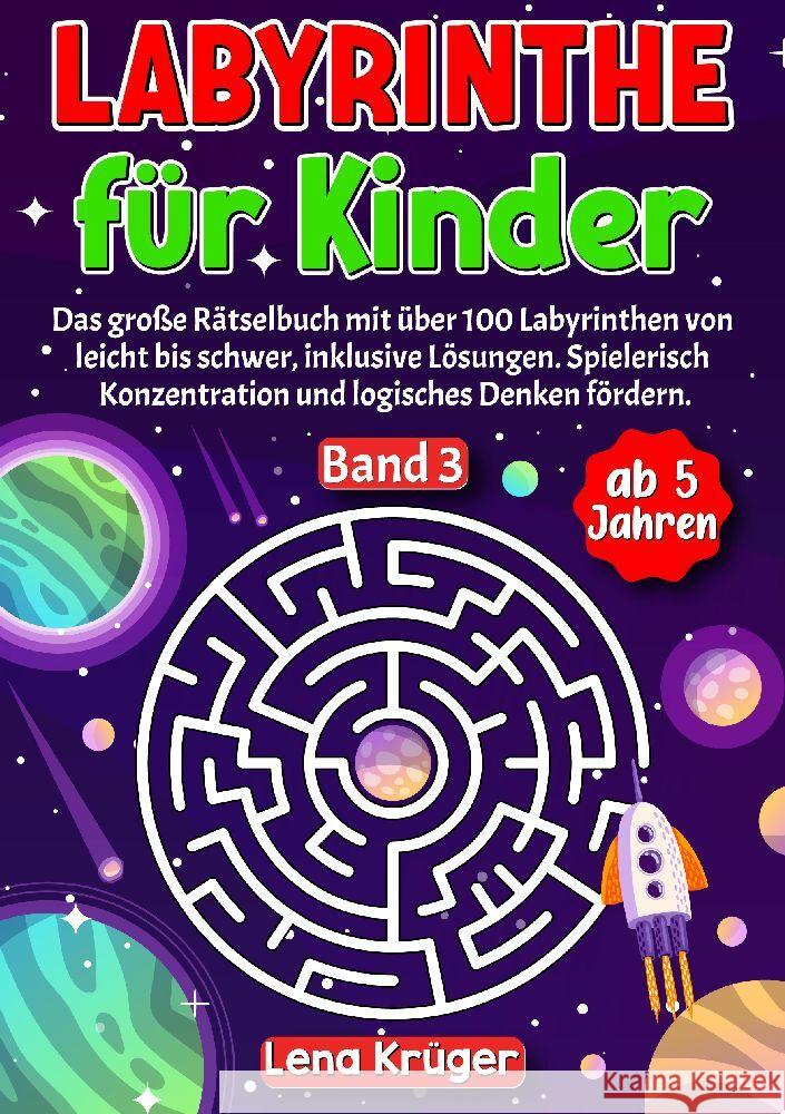 Labyrinthe für Kinder ab 5 Jahren - Band 3 Krüger, Lena 9783384156976 Nova Mente Verlag - książka