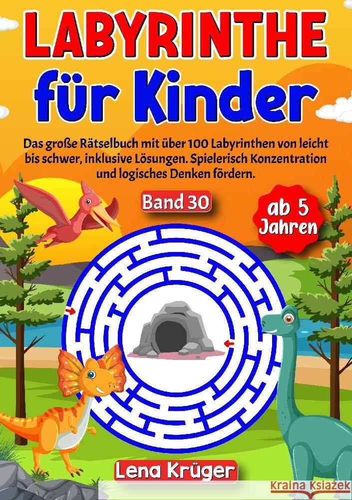 Labyrinthe für Kinder ab 5 Jahren - Band 30 Krüger, Lena 9783384178534 Nova Mente Verlag - książka