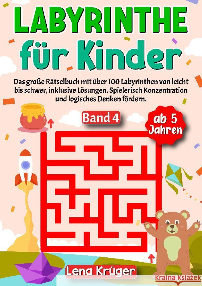 Labyrinthe für Kinder ab 5 Jahren - Band 4 Krüger, Lena 9783384157041 Nova Mente Verlag - książka