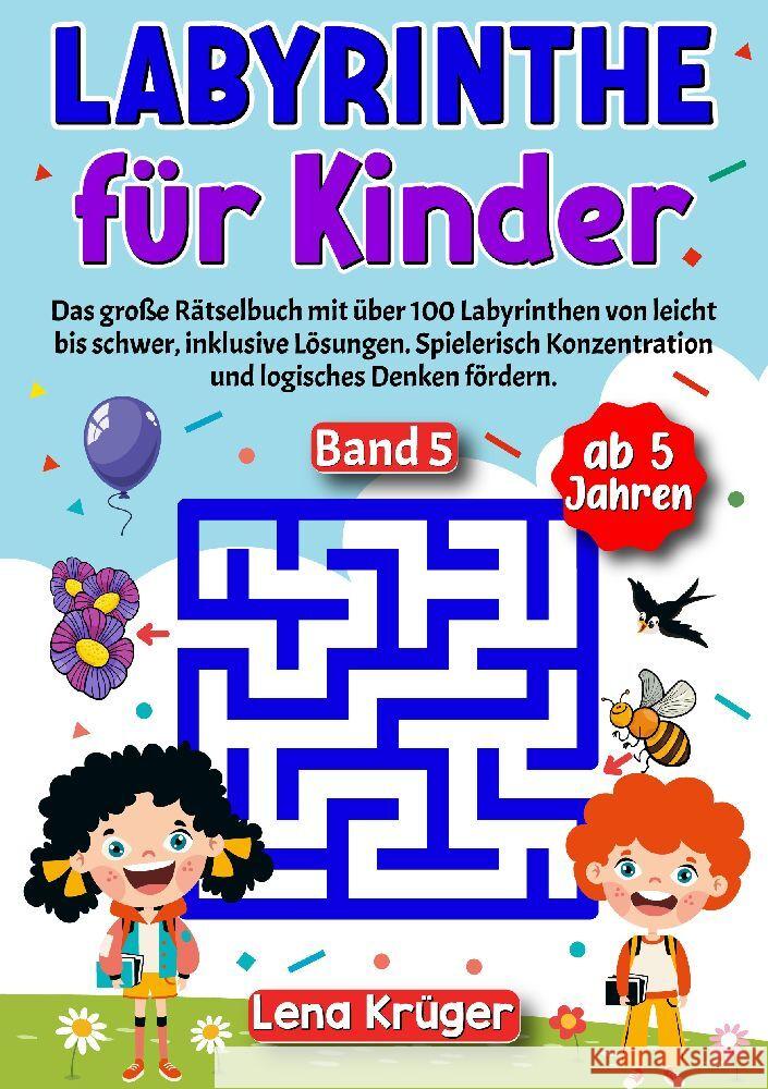 Labyrinthe für Kinder ab 5 Jahren - Band 5 Krüger, Lena 9783384157072 Nova Mente Verlag - książka