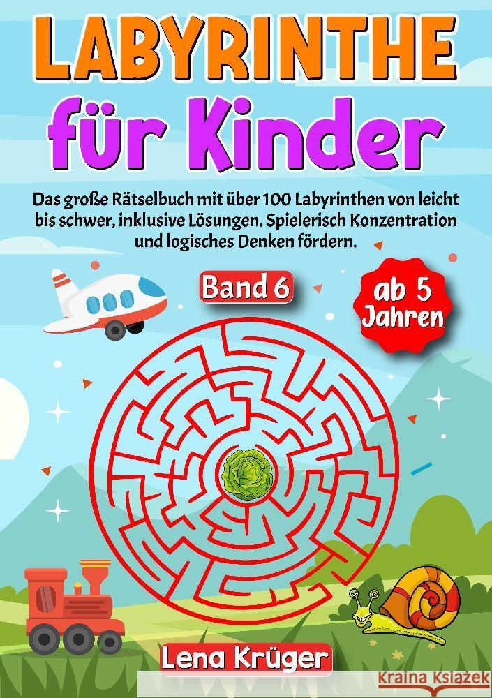 Labyrinthe für Kinder ab 5 Jahren - Band 6 Krüger, Lena 9783384157096 Nova Mente Verlag - książka