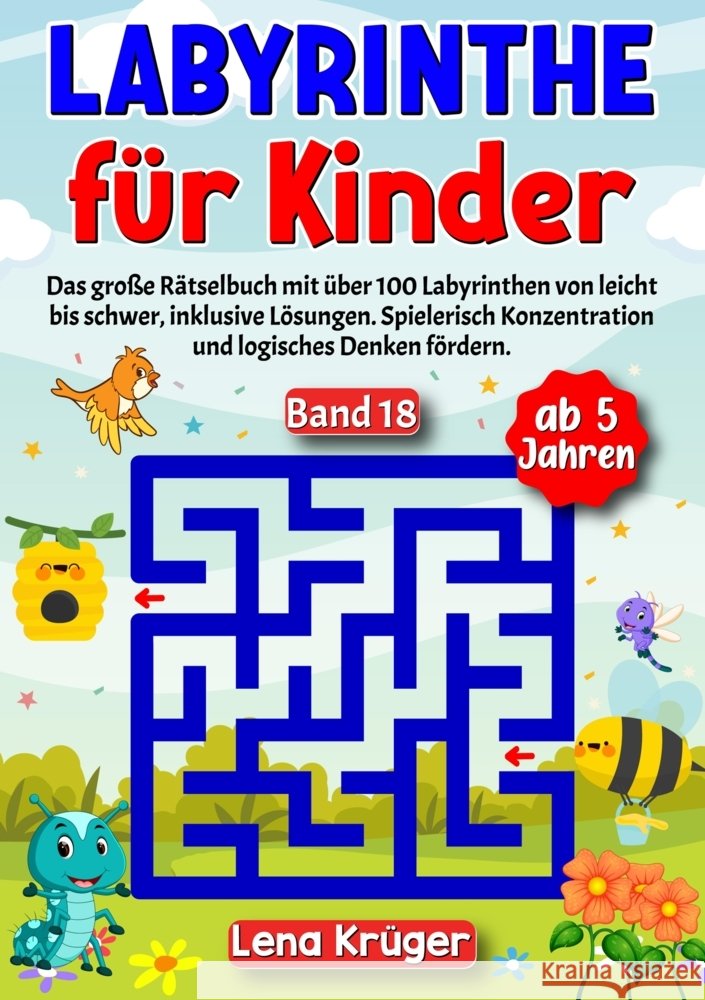 Labyrinthe für Kinder ab 5 Jahren - Band 18 Krüger, Lena 9783384170965 Nova Mente Verlag - książka