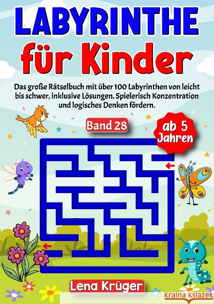 Labyrinthe für Kinder ab 5 Jahren - Band 28 Krüger, Lena 9783384178497 Nova Mente Verlag - książka