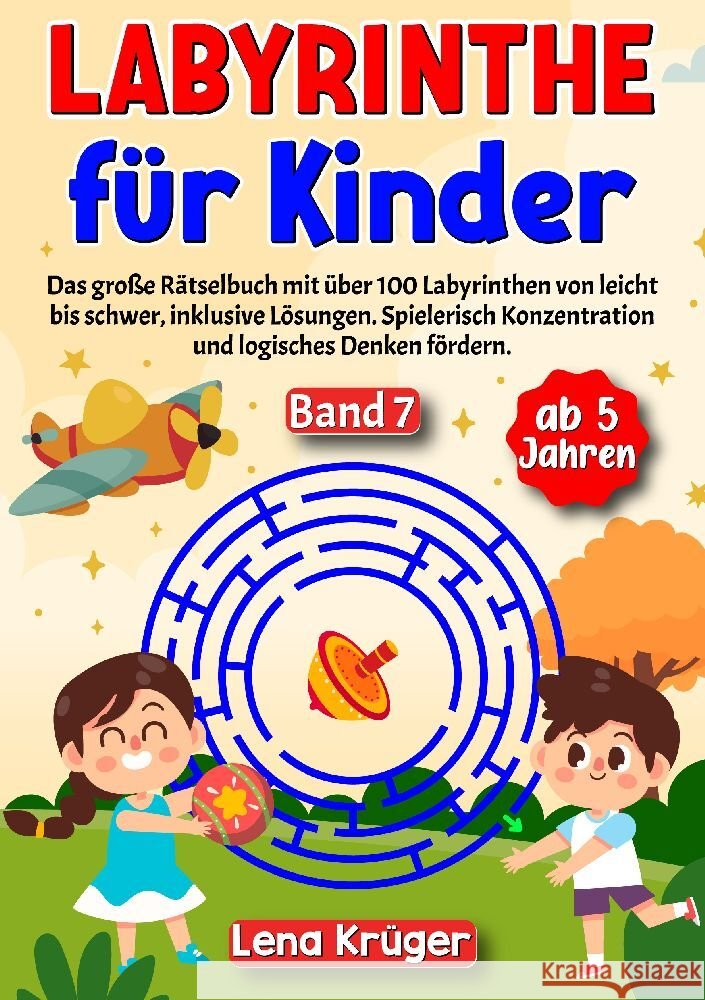 Labyrinthe für Kinder ab 5 Jahren - Band 7 Krüger, Lena 9783384157157 Nova Mente Verlag - książka