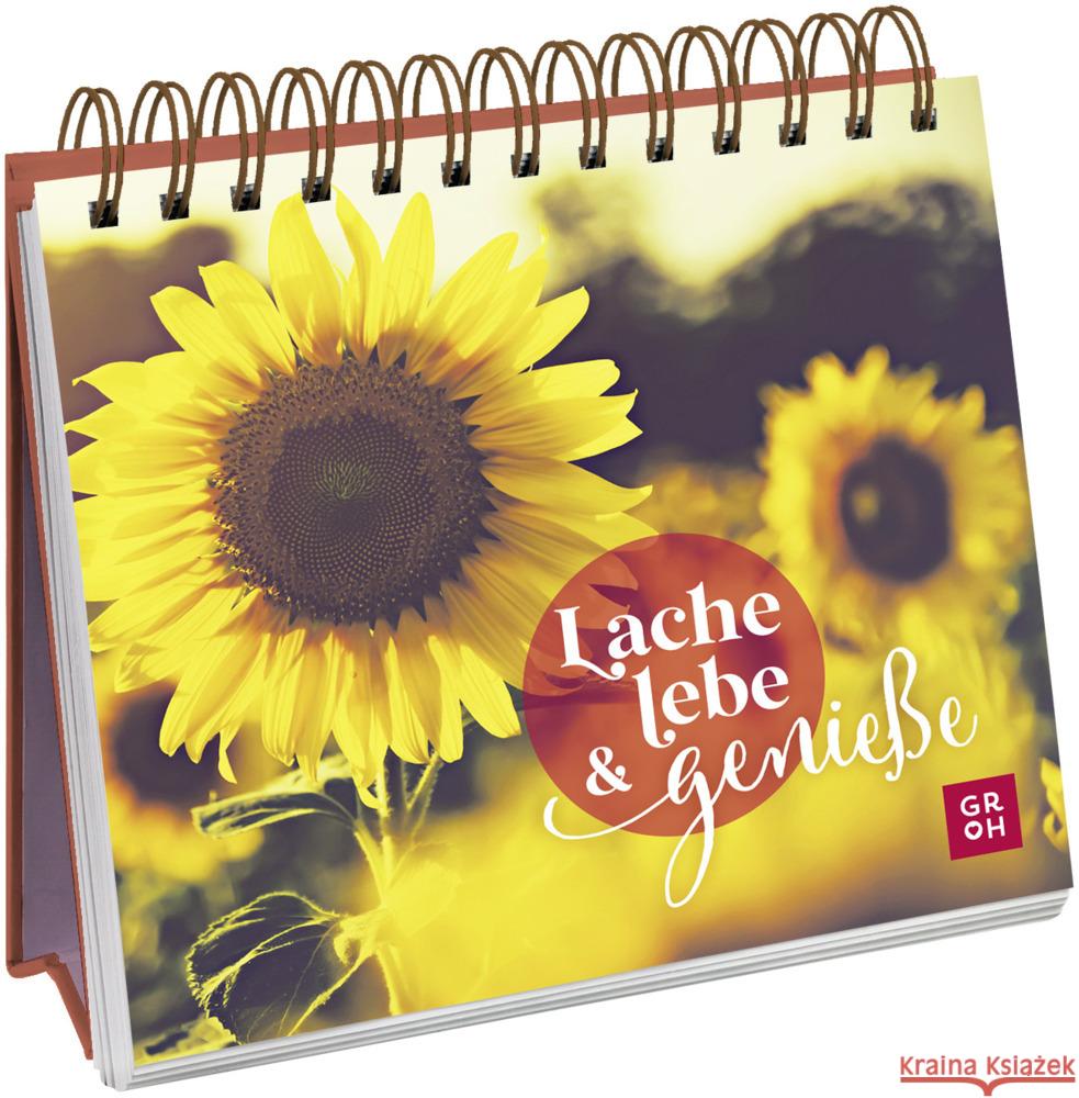 Lache, lebe & genieße Groh Verlag 9783848502028 Groh Verlag - książka