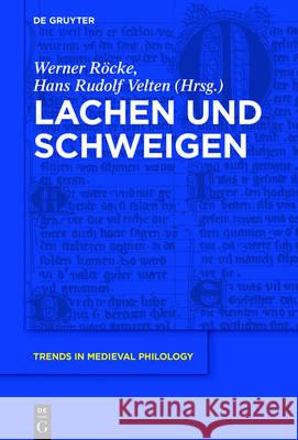 Lachen und Schweigen Röcke, Werner 9783110253993 Walter de Gruyter - książka