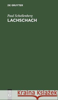 Lachschach: Ausgewählte Schachhumoresken Schellenberg, Paul 9783112448250 de Gruyter - książka