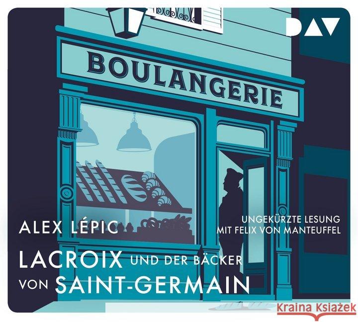 Lacroix und der Bäcker von Saint-Germain. Sein zweiter Fall, 4 Audio-CD : Ungekürzte Lesung mit Felix von Manteuffel (5 CDs), Lesung. CD Standard Audio Format Lépic, Alex 9783742414663 Der Audio Verlag, DAV - książka