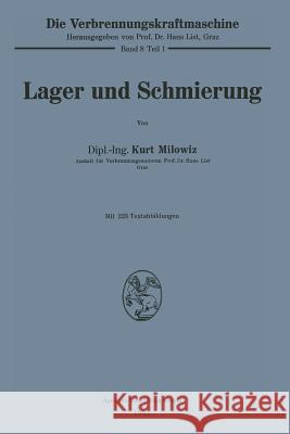 Lager Und Schmierung  9783662234037 Springer - książka