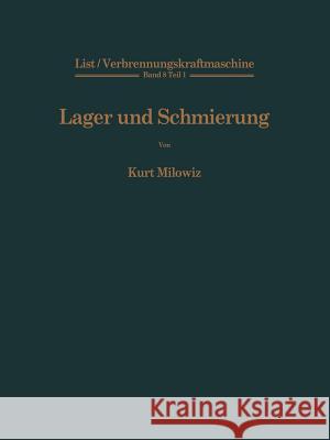 Lager Und Schmierung List, Hans 9783662377314 Springer - książka