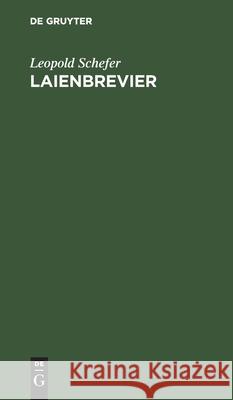 Laienbrevier No Contributor 9783112605776 De Gruyter - książka