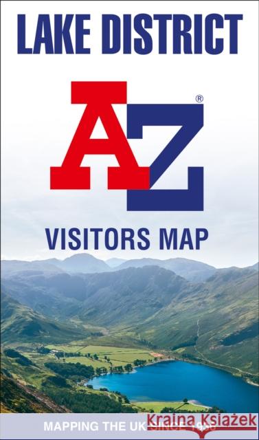 Lake District A-Z Visitors Map A-Z Maps 9780008653125 HarperCollins Publishers - książka