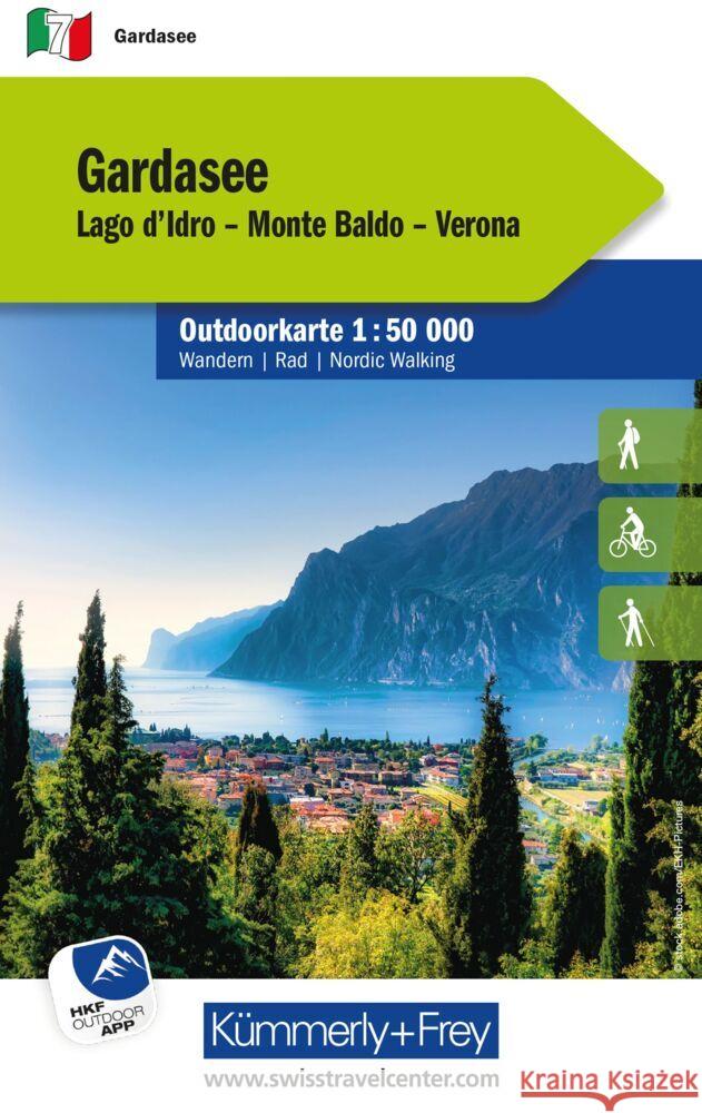 Lake Garda: 7  9783259300312 Kummerly & Frey,Switzerland - książka