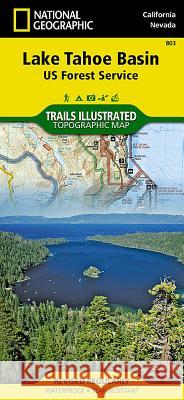 Lake Tahoe Basin Map [Us Forest Service] National Geographic Maps 9781566953344 Rand McNally & Company - książka