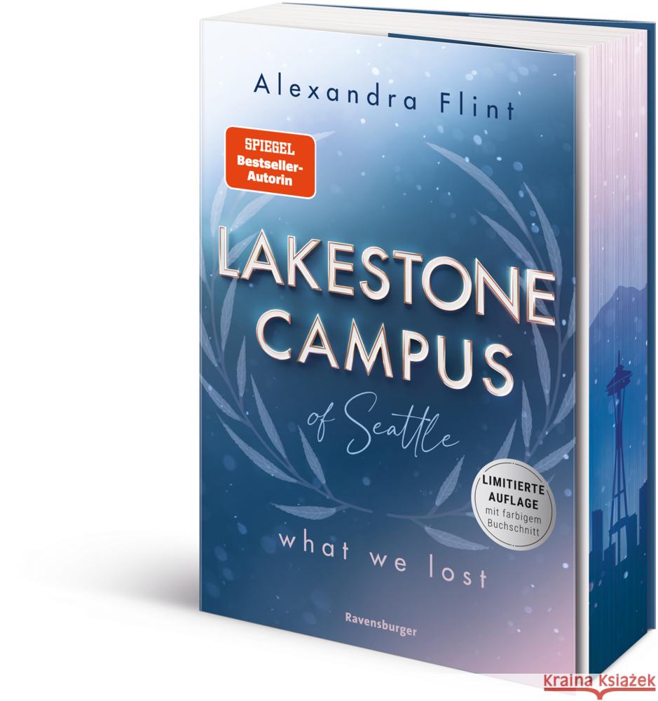 Lakestone Campus of Seattle, Band 2: What We Lost (Band 2 der New-Adult-Reihe von SPIEGEL-Bestsellerautorin Alexandra Flint | Limitierte Auflage mit Farbschnitt) Flint, Alexandra 9783473586349 Ravensburger Verlag - książka