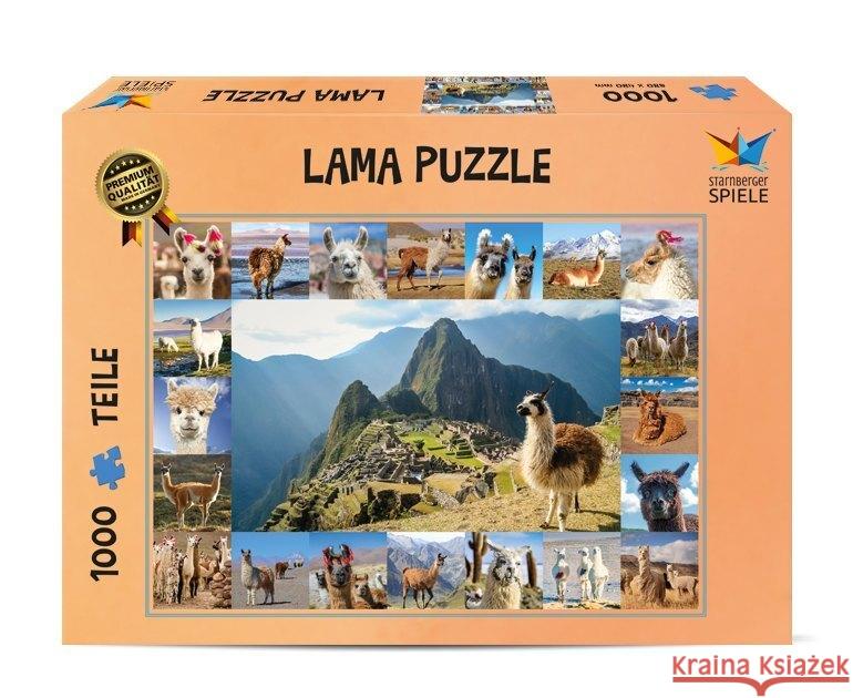 Lama Puzzle Philippeit, Tanja 4260472860588 Starnberger Spiele - książka