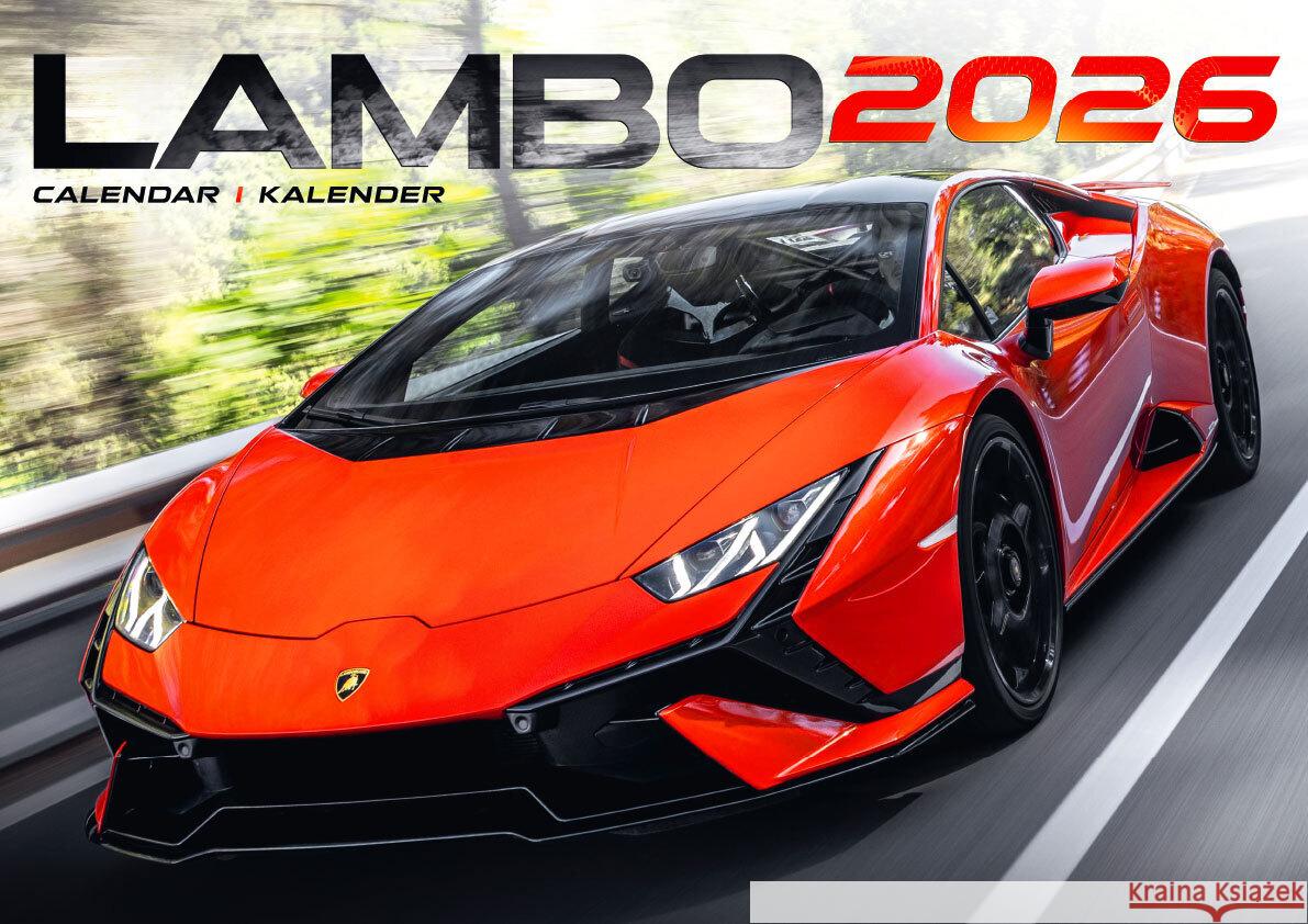 Lamborghini Kalender 2026  9798893612066 ML Publishing LLC - książka